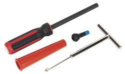 Tools for tyre servicing for valves