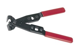 Pliers clamping for bands of half shaft covers