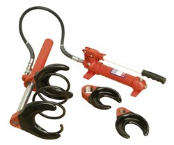 Crimper for suspension springs hydraulic