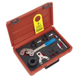 Set of tools for camshaft servicing ALFA ROMEO; CITROEN; FORD; OPEL; PEUGEOT; SUZUKI; VAUXHALL
