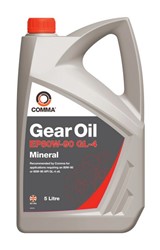 MTF Oil COMMA GEAR OIL EP80W90 GL4 5L