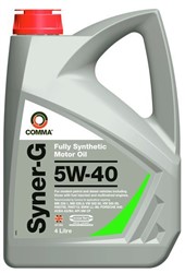 Engine oils COMMA SYNER-G 5W40 4L