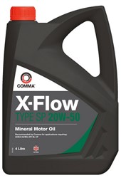 COMMA Variklių alyva X-FLOW SP 20W50 4L