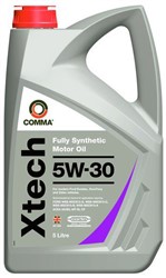 Variklių alyva COMMA Xtech (5L) SAE 5W30 sintetinis X-TECH 5W30 5L