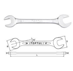 Wrenches open-end double-ended open_1