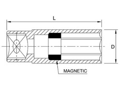 Specialistic socket socket Hexagonal magnetic_4