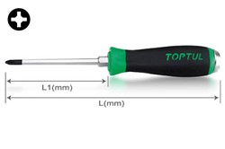Screwdriver with HEX shank Phillips, PH2 star screwdriver_2