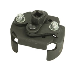 Oil filter wrench clamping / self-adjusting