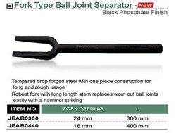 Puller for ball joints and piston pins fork