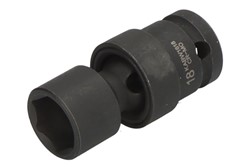 Socket; Universal joint 6-Point 1/2”, metric size: 18mm