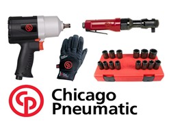 CHICAGO PNEUMATIC Pneumatinių įrankių komplektas 0XCPSET02