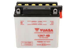 Akumulator motocyklowy YUASA 12N7-4B YUASA 12V 7,4Ah 74A L+_2