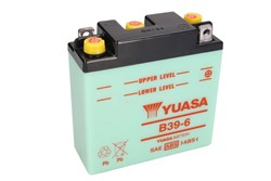 Akumulators YUASA B39-6 YUASA 6V 7,4Ah (126x48x126)_1