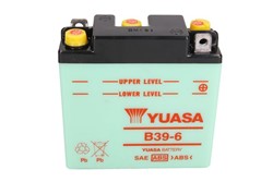 Akumulators YUASA B39-6 YUASA 6V 7,4Ah (126x48x126)_2