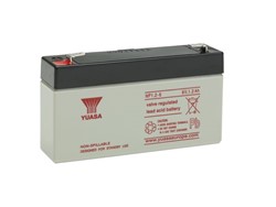 Barošanas akumulatoru baterija YUASA Auxilliary, Backup & Specialist NP1.2-6 6V 1,2Ah (97x25x54,5)_0