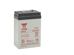 Barošanas akumulatoru baterija YUASA Auxilliary, Backup & Specialist NP4-6 6V 4Ah (70x47x106)_0
