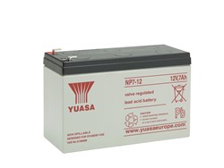 Barošanas akumulatoru baterija YUASA Auxilliary, Backup & Specialist NP7-12 12V 7Ah (151x65x98)_0
