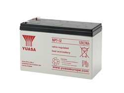 Barošanas akumulatoru baterija YUASA Auxilliary, Backup & Specialist NP7-12 12V 7Ah (151x65x98)_2