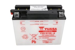 Akumulators YUASA Y50-N18L-A YUASA 12V 21,1Ah 240A (205x90x162)_2