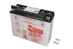 Maintenance motorcycle battery YUASA YB16AL-A2 YUASA