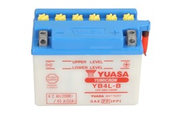 Akumulator motocyklowy YUASA YB4L-B + ELEKTROLIT YUASA 12V 4Ah 56A P+_2