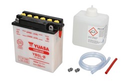 Akumulators YUASA YB5L-B YUASA + ELEKTROLIT 12V 5Ah 60A (121x61x131)_0