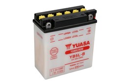 Akumulators YUASA YB5L-B YUASA + ELEKTROLIT 12V 5Ah 60A (121x61x131)_1
