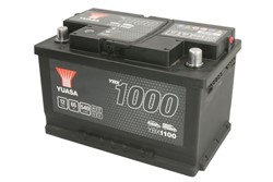 Akumulators YUASA YBX1000 CaCa YBX1100 12V 65Ah 540A (278x175x190)_0
