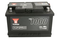 Akumulators YUASA YBX1000 CaCa YBX1100 12V 65Ah 540A (278x175x190)_2