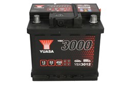 Akumulators YUASA YBX3000 SMF YBX3012 12V 52Ah 450A (207x175x190)_2