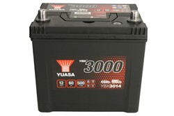Akumulators YUASA YBX3000 SMF YBX3014 12V 60Ah 500A (232x173x225)_2