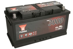 Akumulators YUASA YBX3000 SMF YBX3017 12V 90Ah 800A (353x175x175)_1