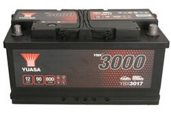 Akumulators YUASA YBX3000 SMF YBX3017 12V 90Ah 800A (353x175x175)_2