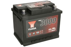 Akumulators YUASA YBX3000 SMF YBX3027 12V 62Ah 550A (243x175x190)_1