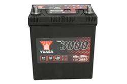 Akumulators YUASA YBX3000 SMF YBX3055 12V 36Ah 330A (187x127x227)_2