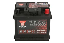 Akumulators YUASA YBX3000 SMF YBX3063 12V 45Ah 440A (207x175x175)_2