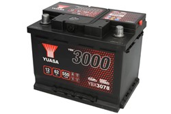 Akumulators YUASA YBX3000 SMF YBX3078 12V 62Ah 550A (243x175x190)_0