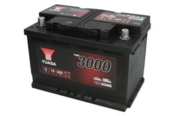 Akumulators YUASA YBX3000 SMF YBX3086 12V 76Ah 680A (278x175x190)_0