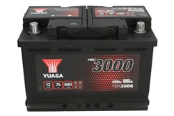 Akumulators YUASA YBX3000 SMF YBX3086 12V 76Ah 680A (278x175x190)_2
