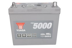 Akumulators YUASA YBX5000 Silver High Performance SMF YBX5053 12V 50Ah 450A (238x129x223)_2