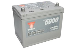 Akumulators YUASA YBX5000 Silver High Performance SMF YBX5068 12V 75Ah 650A (269x174x223)_1