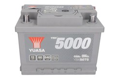 Akumulators YUASA YBX5000 Silver High Performance SMF YBX5075 12V 60Ah 640A (243x175x175)_2