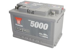 Akumulators YUASA YBX5000 Silver High Performance SMF YBX5096 12V 80Ah 740A (278x175x190)
