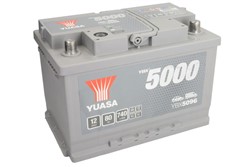 Akumulators YUASA YBX5000 Silver High Performance SMF YBX5096 12V 80Ah 740A (278x175x190)_1