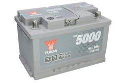Akumulators YUASA YBX5000 Silver High Performance SMF YBX5100 12V 75Ah 710A (278x175x175)_1