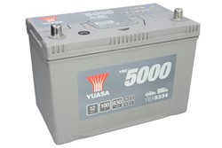 Akumulators YUASA YBX5000 Silver High Performance SMF YBX5334 12V 100Ah 830A (303x173x225)_1