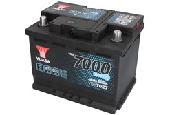 Akumulators YUASA START&STOP EFB; YBX7000 EFB Start Stop Plus YBX7027 12V 65Ah 600A (242x175x190)_0