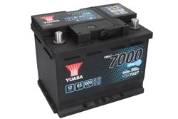 Akumulators YUASA START&STOP EFB; YBX7000 EFB Start Stop Plus YBX7027 12V 65Ah 600A (242x175x190)_1