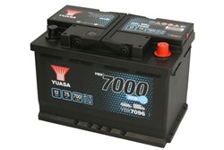 Akumulators YUASA START&STOP EFB; YBX7000 EFB Start Stop Plus YBX7096 12V 75Ah 700A (278x175x190)