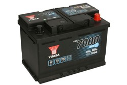 Akumulators YUASA START&STOP EFB; YBX7000 EFB Start Stop Plus YBX7096 12V 75Ah 700A (278x175x190)_1